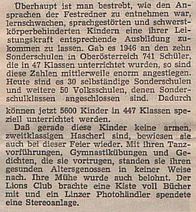 Bericht: OÖ Tagblatt vom 6. November 1976